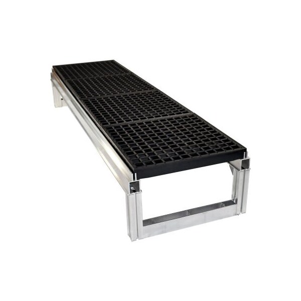 Tennesee Mat Co Wearwell FOUNDATION Open Platform KIT 4inH x 36inW x 72inL FP2x4x36x72BK - main